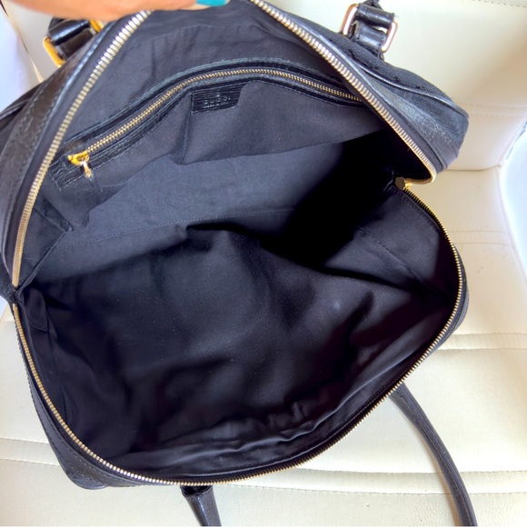 Gucci Black Horsebit GG web Canvas Boston  Bag - Picture 4 of 14